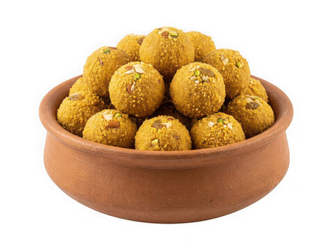 Besan ladoo with delicious gram flour texture