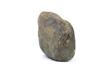 Fototapeta premium Natural stone isolated on white background with clipping path.