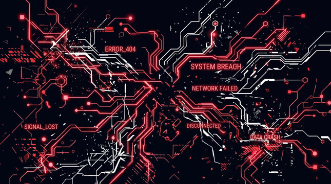 Error 404 system breach network failed circuit board