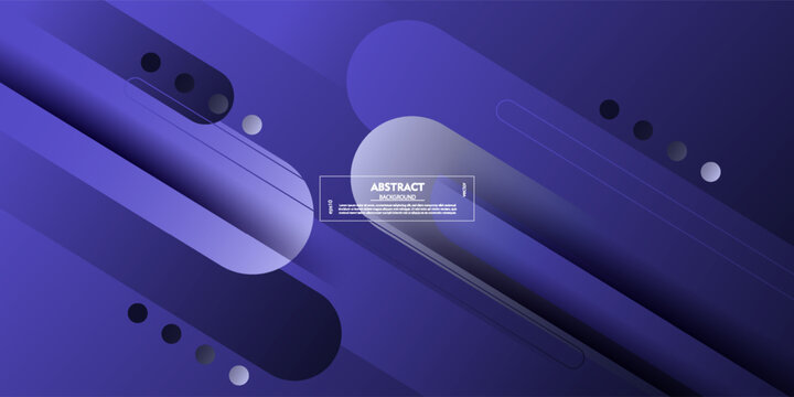 Abstract purple background with overlapping rectangles and dynamic shape and line pattern elements concept design. Vector Eps10