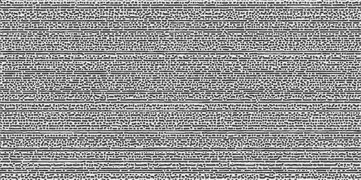 Abstract black and white pattern of swirling lines and shapes. High contrast turing pattern of black meandering lines on a white background, concept for abstract backgrounds, textile prints,decoration
