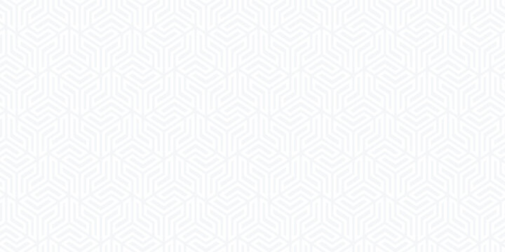 hexagon line seamless pattern abstract background modern banner design