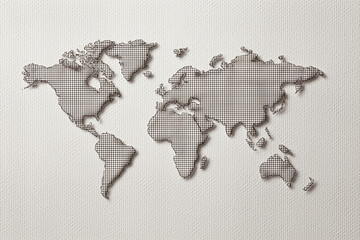 Fototapeta premium Neutral Tone World Map Pack
