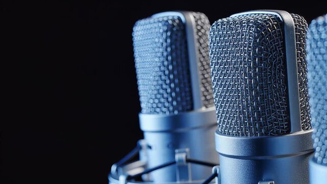 Professional Studio Microphones for Recording and Broadcasting Audio