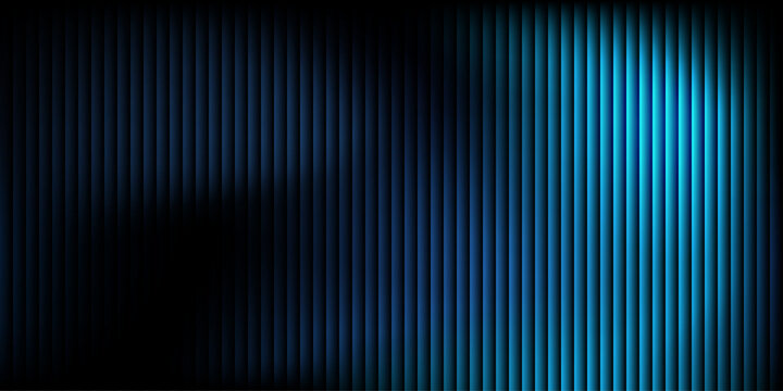 Abstract background featuring an array of vertical lines with a gradual transition from dark to bright blue, creating a smooth and compelling visual texture.