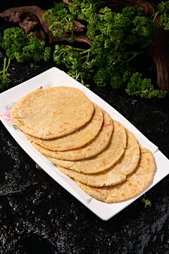 Handmade multigrain corn pancakes (a type of pastry)