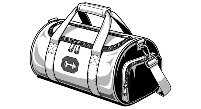 Gym Duffle Sports Fitness Travel Bag.