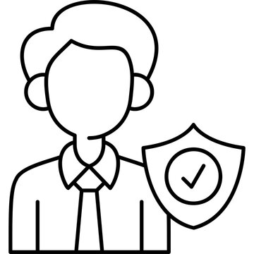 Line Art Trust Icon