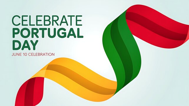 Celebrate portugal day with ribbon