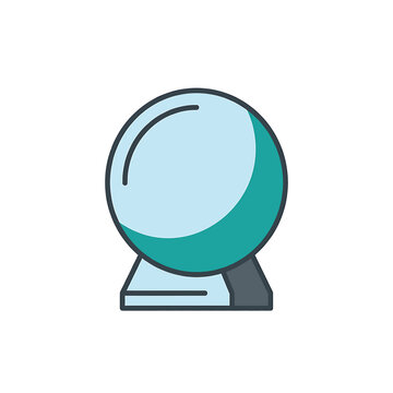 Crystal Ball on a Stand.