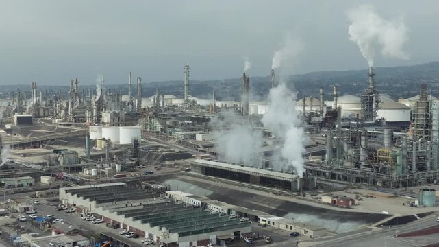 Philips 66 Refinery Industry Wilmington Los Angeles California
