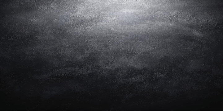 Dark gray textured background with spotlight effect vector graphic