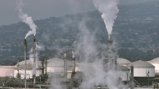 Philips 66 Refinery Industry Wilmington Los Angeles California