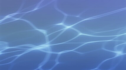 Naklejka premium Abstract blue water reflection background with flowing ripple light patterns and calming aquatic texture