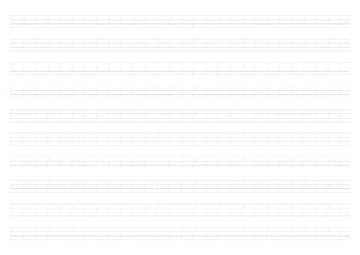 Blank lined paper background for writing or note-taking. Calligraphy guide lines. Practice writing sheet. Calligraphy for beginners. Cursive writing paper