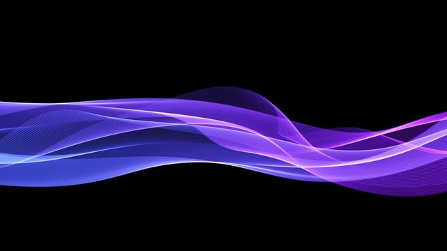 Abstract blue/purple lines - background loop