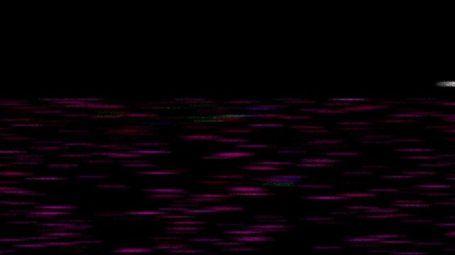 Signal defect interference with digital noise and broken video transmission background effect