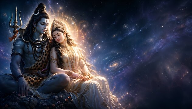 Maha Shivratri Divine Night of Mahadev Shiva, Bholenath, Neelkanth, Rudra, and Goddess Parvati Blessings with Diwali, Holi, Navratri and Kumbh Mela Sacred Festival Energy