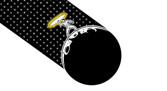 Black polka dot tube with silver and yellow cap, isolated