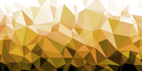 Obraz premium ポリゴンデザイン幾何学背景 抽象的な幾何学模様 Abstract delaunay voronoi trianglify polygon mosaic gradient background illustration