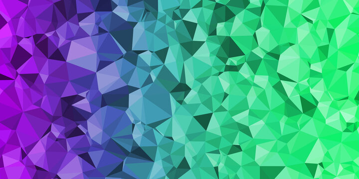 おしゃれな背景画像 ポリゴンデザイン幾何学背景 抽象的な幾何学模様 Abstract delaunay voronoi trianglify polygon mosaic gradient background illustration