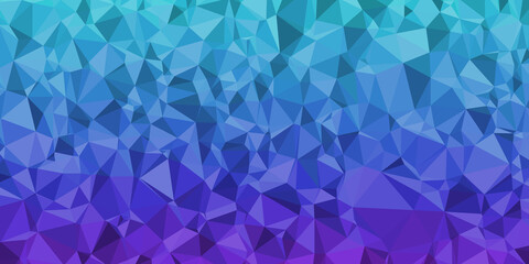 Obraz premium おしゃれな背景画像 ポリゴンデザイン幾何学背景 抽象的な幾何学模様 Abstract delaunay voronoi trianglify polygon mosaic gradient background illustration