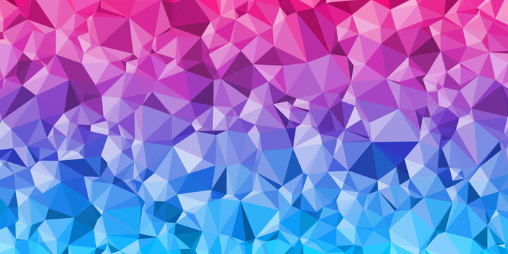 おしゃれな背景画像 ポリゴンデザイン幾何学背景 抽象的な幾何学模様 Abstract delaunay voronoi trianglify polygon mosaic gradient background illustration