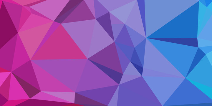 おしゃれな背景画像 ポリゴンデザイン幾何学背景 抽象的な幾何学模様 Abstract delaunay voronoi trianglify polygon mosaic gradient background illustration