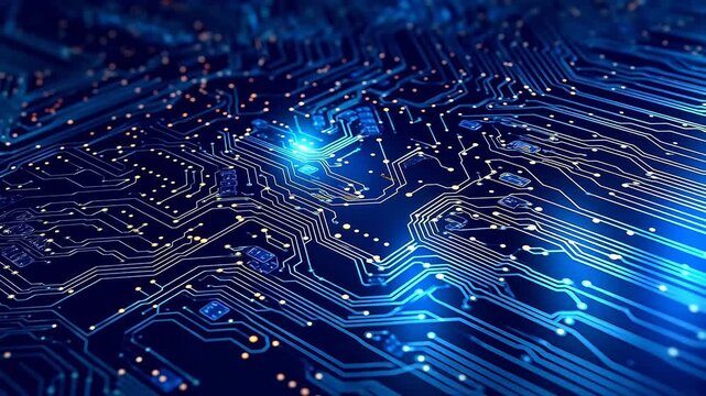 Technology digital circuit board pattern abstract background