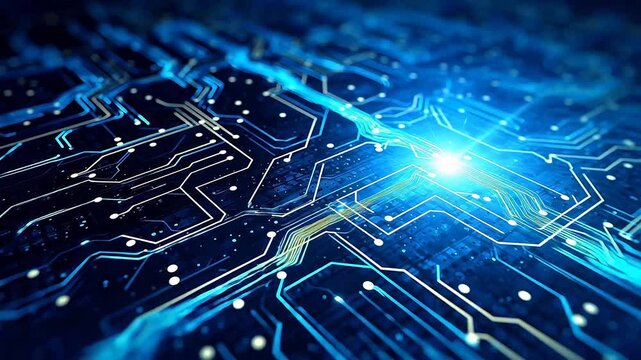 Technology digital circuit board pattern abstract background