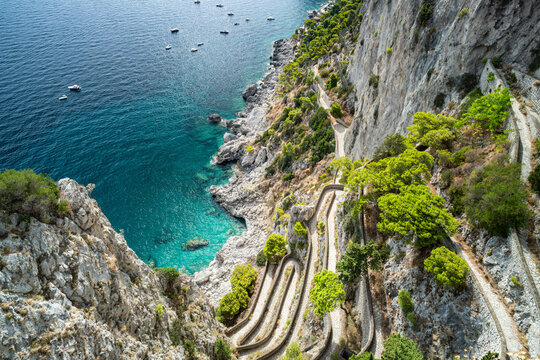 Via Krupp, Capri