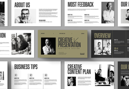 Minimal Portfolio Presentation Template