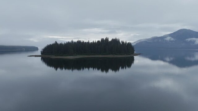 Neka Bay Wilderness Alaska Drone Aerial View