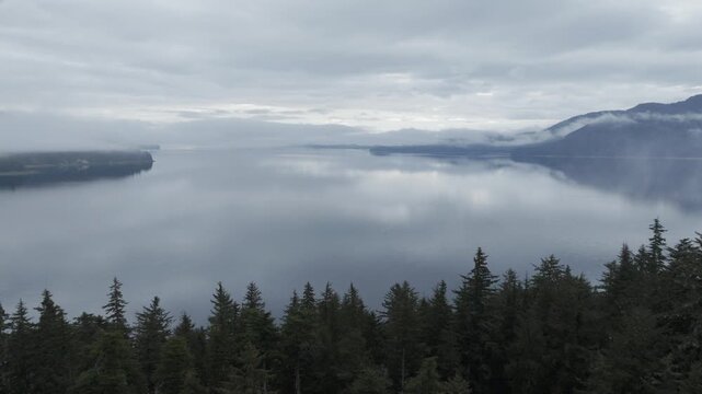 Neka Bay Wilderness Alaska Drone Aerial View