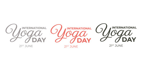 International yoga day logos © Kochi