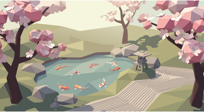 Japanese zen garden