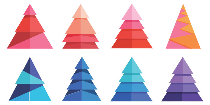 Pyramid vector infographic collection representing structured growth, hierarchy, and business analytics concepts.