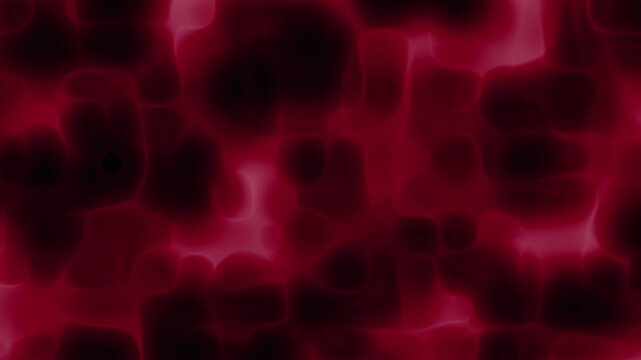 Dark red liquid cellular patterns abstract background suitable for medical presentations, scientific research materials, artistic projects, and digital designs.