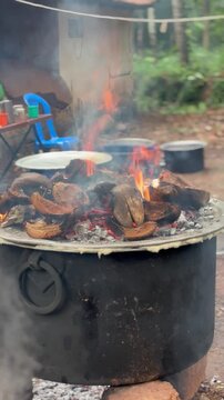 Traditional Dum Biryani cooked with authentic dum style using fire on top and bottom for rich aroma and perfect flavor. Slow-cooked layered biryani with smoky taste and royal texture. Kerala food 