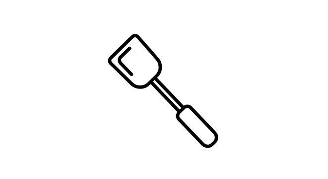 Spatula kitchen utensil for cooking.