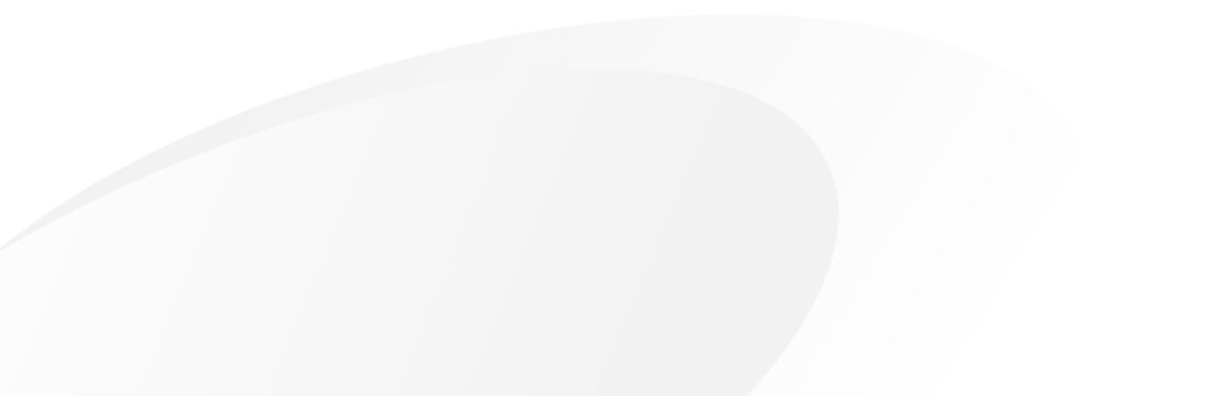 Minimal white background with soft gray oval blob shape and large copy space for clean elegant modern design