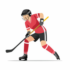 Fototapeta premium Ice Hockey Player in Action