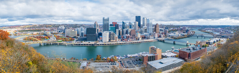 cityscape of Pittsburgh,Pennsylvania skyline,USA © Chenxiaoyang