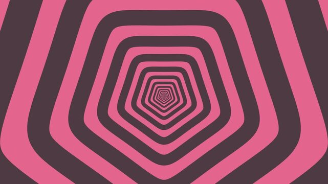  Pentagon Warp 4K Seamless Loop Abstract Motion Background for Futuristic and Stylish Design