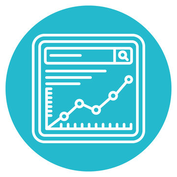 SERP Graph Vector Icon