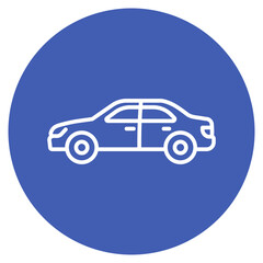 Unmarked Vehicle Vector Icon © SAMDesigning
