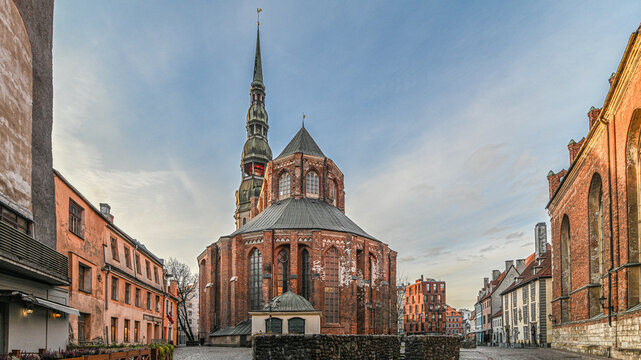  cathedral in old riga latvia