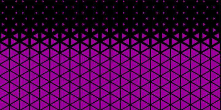 triangels gradient vector illustration, pinc and black halftone background, horizontal seamless, monochrome texture backdrop, retro effect, Vintage Pattern.