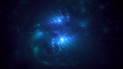 3d rendering illustration of Abstract Cosmic Space Nebula Art Background © BetiBup33