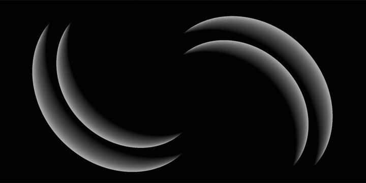 sensor waves set icon on grid transparent, ripple white color, sound wave light effect, radar and sonar digital technology, vector illustration
